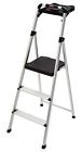 Tray 3 Step Ultra Aluminum Project Ladder Stool Light Rubbermaid Tray 3 Step Ultra Aluminum Project Ladder Stool Light Rubbermaid