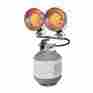 Tt30cdgp Dyna-glo 30k Double Tank Top Gas Outdoor Portable Radiant Liquid Propane Heater Silver 72076 01842