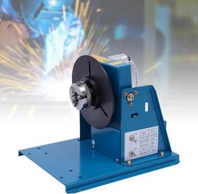 Tuqi 692232794873 110v Rotary Welding Positioner Turntable Table Mini 2.5 3 Jaw Lathe Chuck 180mm