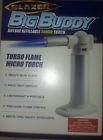 Turbo Big White Buddy Refillable Torch Butane Color