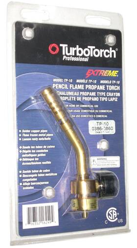 0386-0860 Turbotorch Turbo Torch Tp-10 Pencil Flame Propane Extreme Soldering