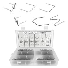 Tuxihapp Tuxihapp-thp-184 1200pcs Plastic Welder Staples - 6 Different Shapes 0.6 0.8mm Hot Car