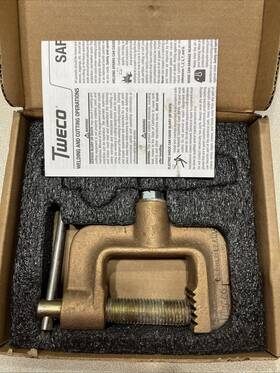 9210-1150 Tweco 600a Welding Ground Clamp Gc600-50 Part# 92101150 Usa
