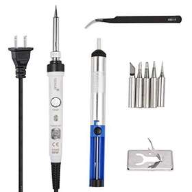 Txinlei 715444672491 Electronics Soldering Iron Kit 60w 110v Adjustable Temperature Welding Tool Set