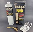 Ul-100 Bernzomatic Propane Torch Kit Solid Brass Pencil Flame Burner Unit