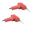 Unbranded Lot 2 Electric Soldering Guns Kits 100 Watts With Case Flux Wire Two Full Sets 813121015521