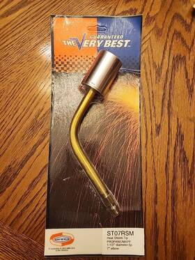 St07rsm Uniweld 688456431786 Heat Shrink Torch Tip Propane/mapp 1-1/2 Inch Diameter 7 Elbow