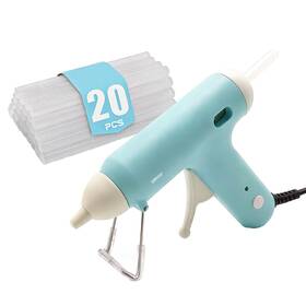 Uryoi 765429367508 20w Fast Heating Hot Glue Gun Anti-drip No Drip Melt With Blue