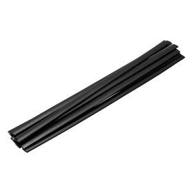Uxcell 649603249296 8 Pcs Black Plastic Welding Rods 9.5mm X 250mm Hdpe Strip 0.4inch 10inch