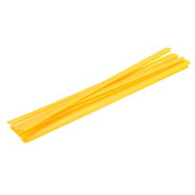 Uxcell 678202395264 10 Pcs Yellow Plastic Welding Rods 9.5mm X 250mm Hdpe Flat 0.4inch 10inch