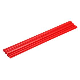 Uxcell 678202395356 10 Pcs Red Plastic Welding Rods 9.5mm X 250mm Hdpe Flat 0.4inch 10inch