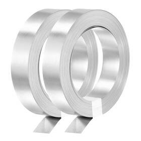 Uxcell 678202560228 2 Roll 10 Meter Nickel-plated Steel Strip For Battery Spot Welding 15x0.2mm
