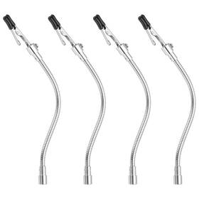 Uxcell 683867512659 4pack 8.3inch Helping Hands Soldering Clamp For Electronics Repair Silver/black