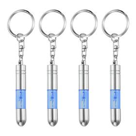 Uxcell 783243287734 4pcs Anti-static Keychain Car Static Human Body Electricity Discharge Blue