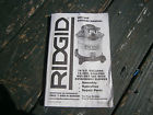 Wd1660 Vac Blower Shop Operator Ridgid Owner Manual