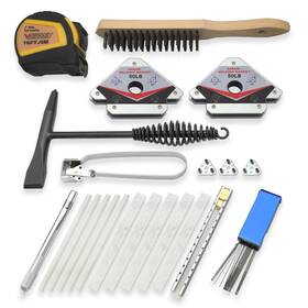 16ftx Vastools 691303450182 Welding Accessories 22pc Chipping Hammer Soapstone Holder 1 Inch Tap