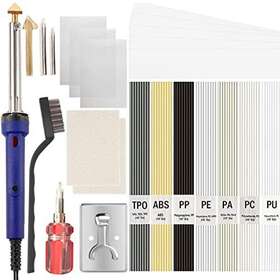 100w Vctselity 765874125616 Plastic Welding Kit Welder Soldering Iron With 56pcs Rods Pro