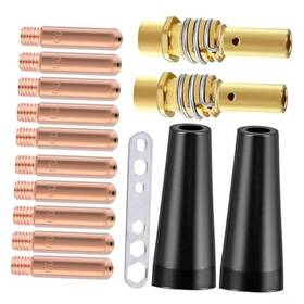 866444t3u6llsak9s9582y Versagenius 15pcs Mig Welding Accessories Kit For 15ak Mb15 Torch - 0.035 Inch Flux Core