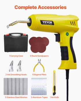 Vevor 197988649168 Plastic Welder 220w Gun Kit With 800 Staples And 56 Rods