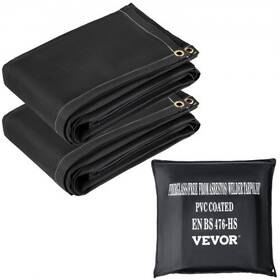 Vv-wb-2bs Vevor Fire Blankets 2 Pack Welding 6 Ftx10 Ft Suppression Blanket 10