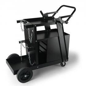 Wt-78-a Vevor Welding Cart 2-tier 4 Drawers Welder With 265 Lbs Weight Capacity 360 S
