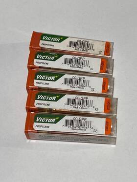 0333-0261 Victor Qty 5 New Cutting Tip 00-gpp Propylene Based Fuels Gases
