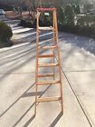 M506-65 Vintage Duty 200 Wood Ladder 6 Rating Stapleton Step M506-65 Vintage Duty 200 Wood Ladder 6 Rating Stapleton Step