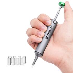 Viralloy 195893507962 Solder Sucker Tool No Clog Desoldering Pump Soldering Perfect Desolder Viralloy 195893507962 Solder Sucker Tool No Clog Desoldering Pump Soldering Perfect Desolder