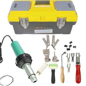 1600w Votoer 718174126821 Go2home Plastic Welder Kit Hot Air Gun Complete Tool Set Hand Held