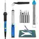 Vrk10-axl-1 Vastar Irons Full Set 60w 110v Soldering Iron Kit Adjustable Temperature 5pcs 714953980936