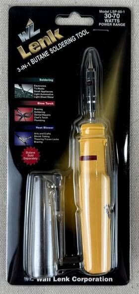 Lsp-60-1 Wall Lenk Lsp601 3-in-1 Butane Soldering Tool Model 30-70 Watts Power Range