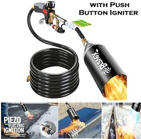 Wlazd5f4 Weed Burner Torch Propane Ice Snow Removal Driveway Sidewalk Roof Asphalt Melt