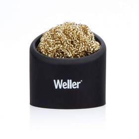 Wlaccbsh-02 Weller 037103341358 Soldering Brass Sponge Tip Cleaner With Silicone Holder