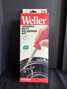 47369 Weller Vintage General Duty Soldering Kit From Coopertools Great Condition