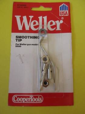 6140an Weller Smoothing Tip With Acorn Nuts For D550 Soldering Gun Nos 6140 An