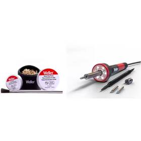 Weller 711181892772 30-watt/120-volt Corded Soldering Iron Kit With Led Halo Ring And Universal Acce