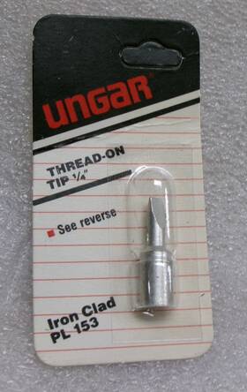 351m2 Weller Pl153 Ungar Thread On Soldering Iron Tip 1/4 Inch Clad Pl 153 #351m2