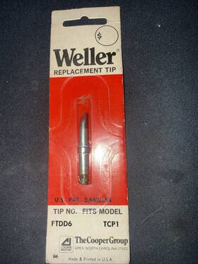 Ptdd6 Weller Replacement Tip For Soldering Iron Tcp1 Nos In Pack