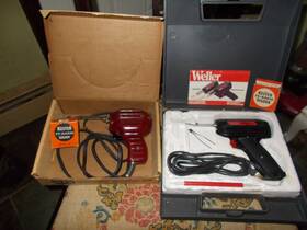 8200-199 Weller/wen Vintage #8200 And #199 Soldering Guns Working Condition With Org Box