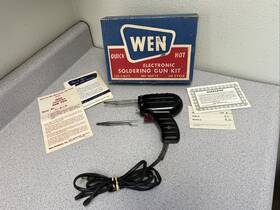 100-k Wen Vintage Soldering Iron Gun Model 100 K -electronic Kit - Tested