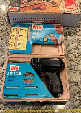 450-ka Wen Vintage 3 In 1 Soldering Gun Kit With Tips Case And Original Box
