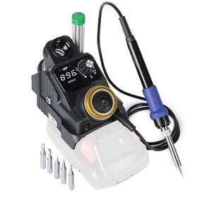 Wep 937d-i 3 Cordless Soldering Iron Kit Compatible With Milwaukee 20v/18v Ba