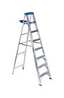 Werner Stepladder Aluminum 8 Ansi Osha Type I 250 Lb Medium Duty 051751011678