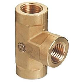 Western Enterprises 698944003708 Pipe Thread Tee 3-way Connector 3000 Psig Brass Western Enterprises 698944003708 Pipe Thread Tee 3-way Connector 3000 Psig Brass