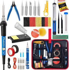 Widercable 726084666078 Soldering Iron Kit 60w Adjustable Temperature 25-in-1 5 Solder