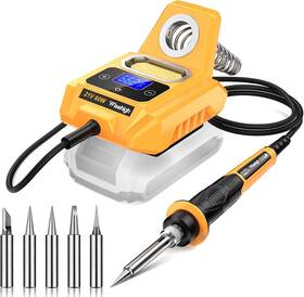Wisehigh 973692180777 Cordless Soldering Station For Dewalt 20v Max Battery Fast Heating Up
