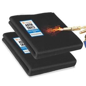 Us25ws-12x12p2 Wisscool 2pack 10mm Thick 12x12 Inch Fireproof Welding Blanket Thickened