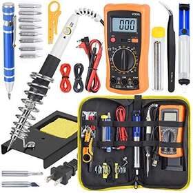 Wmore 645249999601 Soldering Iron Kit With Multimeter110v 60w Adjustable Temperature Welding Toolsd