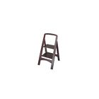 Wood Utility Home Kitchen Garage Stool Reach Folding 2 Step Rail Climb Ladder