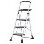 Work Lightweight Multi Platform Cosco 3 Step Ladder Purpose Folding